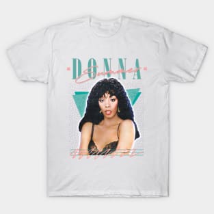 Donna Summer / Retro Style Fan Art Design T-Shirt